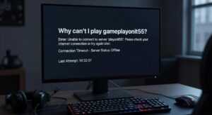 why can't i play game playonit55
